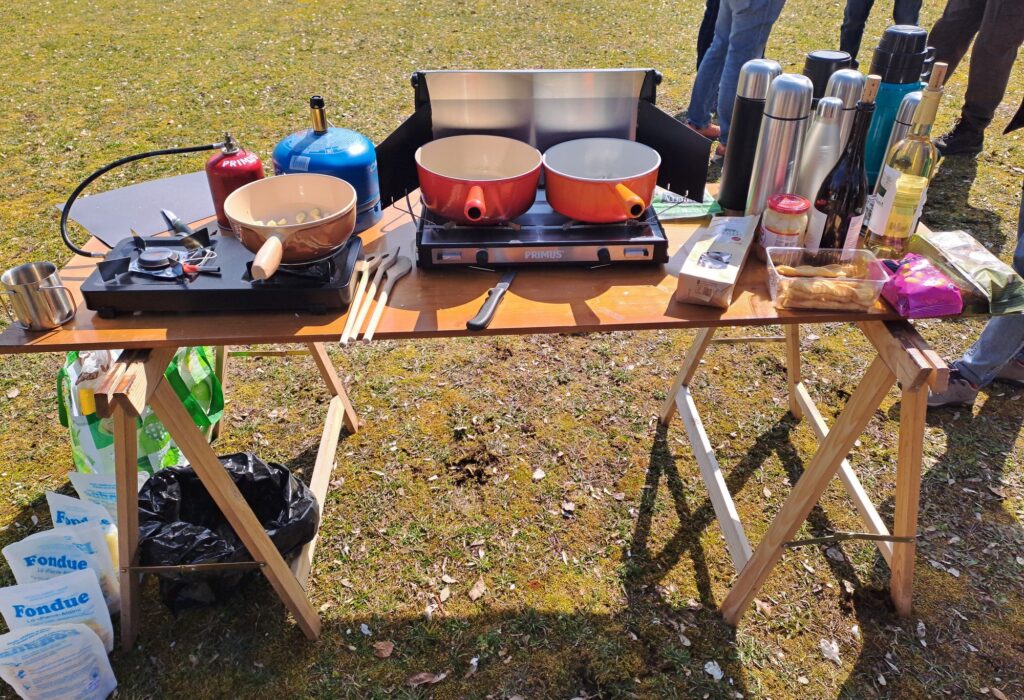 Fondue hivernale un peu en retard